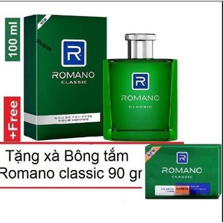 CCVN2 NƯỚC HOA CAO CẤP ROMANO 100ml TẶNG XBC ROMANO 90g