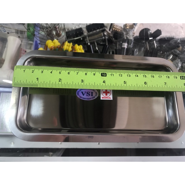 Mâm inox y tế size nhí 19,5cm