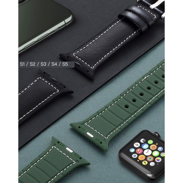 Dây đồng hồ Apple Watch chất liệu da VPG