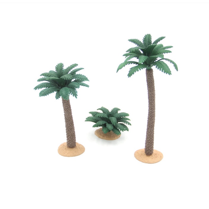 Mô hình Cây dừa PVC có đế làm tiểu cảnh trang trí terrarium, hồ thủy sinh