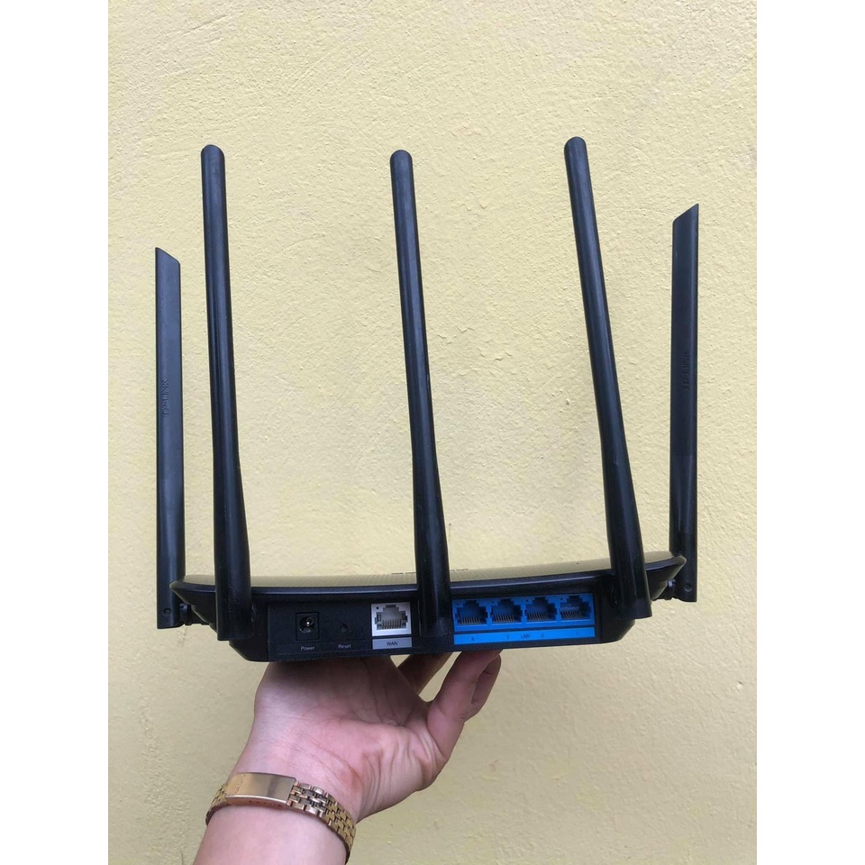 Bộ Phát Wifi TPlink 5 Râu WDR6500 - AC1.350Mbs, Băng tần kép, Siêu Khỏe