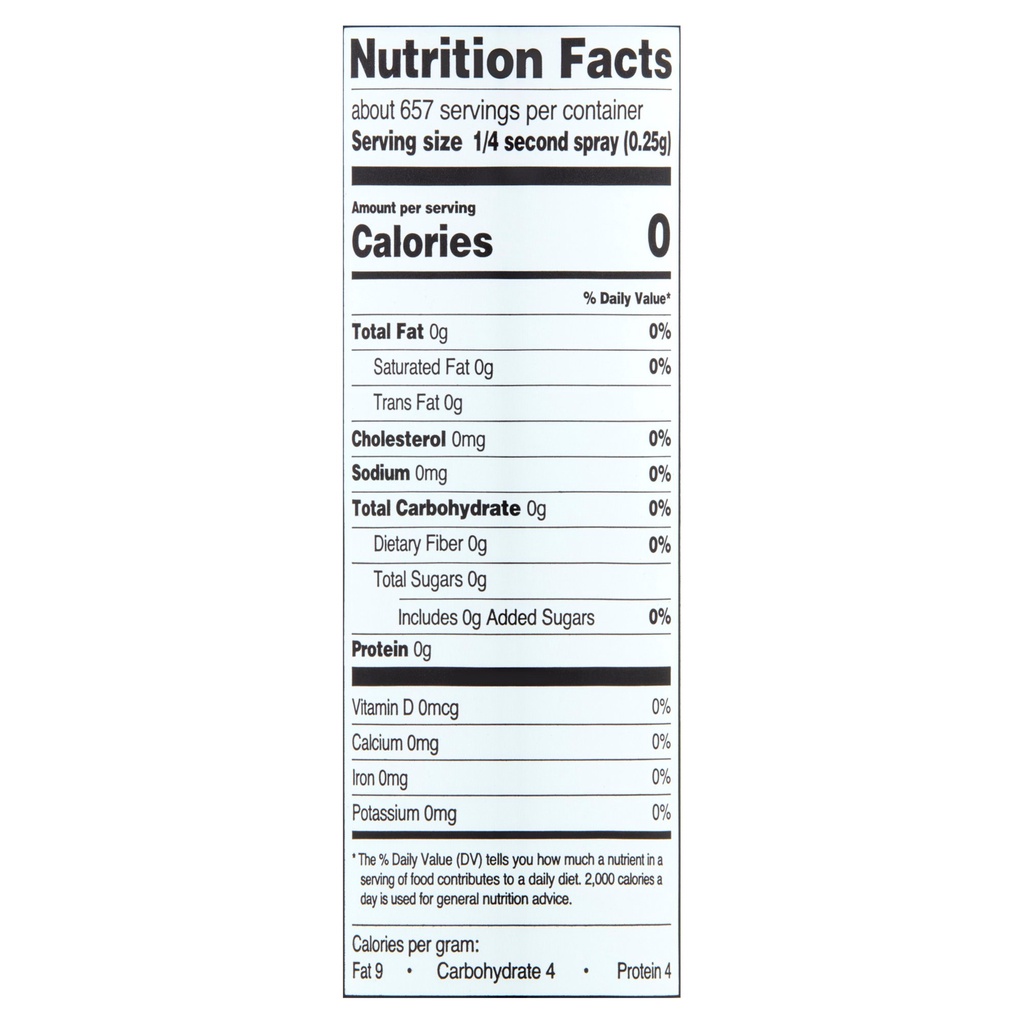 DẦU OLIVE NGUYÊN CHẤT - ĂN KIÊNG DẠNG XỊT Great Value Extra Virgin Olive Oil Non-Stick Cooking Spray, 0 CALO, 198g (7oz)