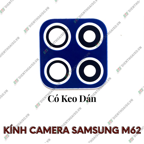 Kính camera samsung m62 kèm keo dán