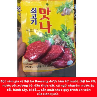 Bột Nêm Daesang Thịt Bò 100g