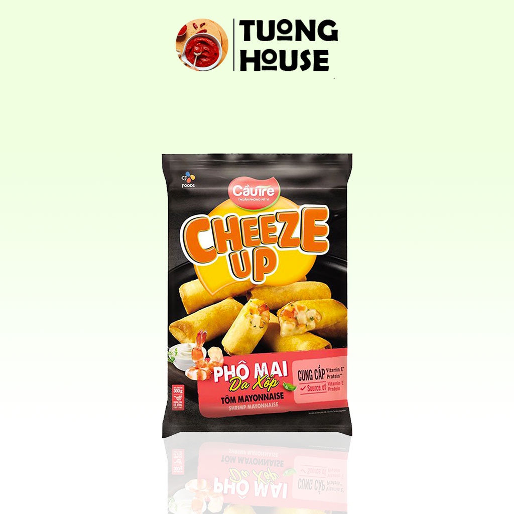 Chả Giò Da Xốp Phô Mai Tôm Mayonnaise Cầu Tre 300gr