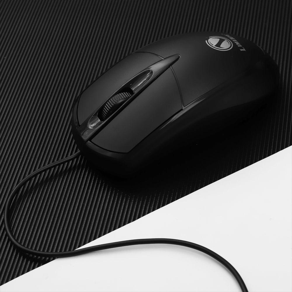 Bộ bàn phím có dây yên tĩnh và chuột nhạy để bàn thiết kế công thái học cổng cắm USB bền bỉ cho gia đình/ văn phòng