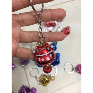 Móc khoá bé Mèo may mắn
