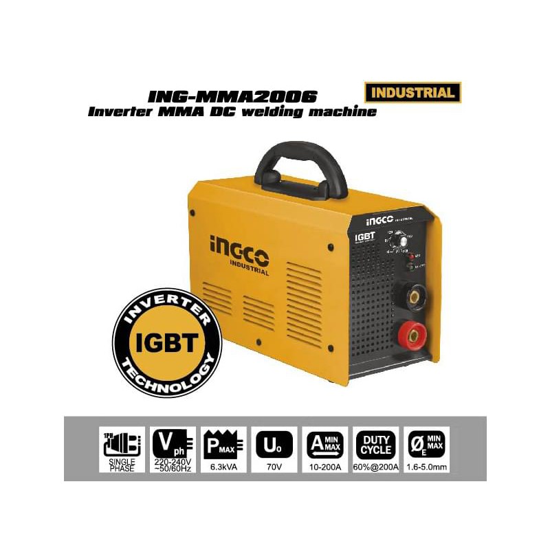 200A Máy hàn điện tử Inverter INGCO ING-MMA2006
