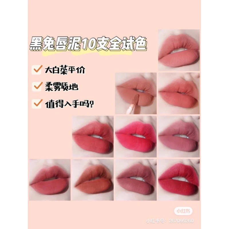 Son kem lì HYNTOOR Chất Nhung Mịn Trang Điểm Chuyên Nghiệp