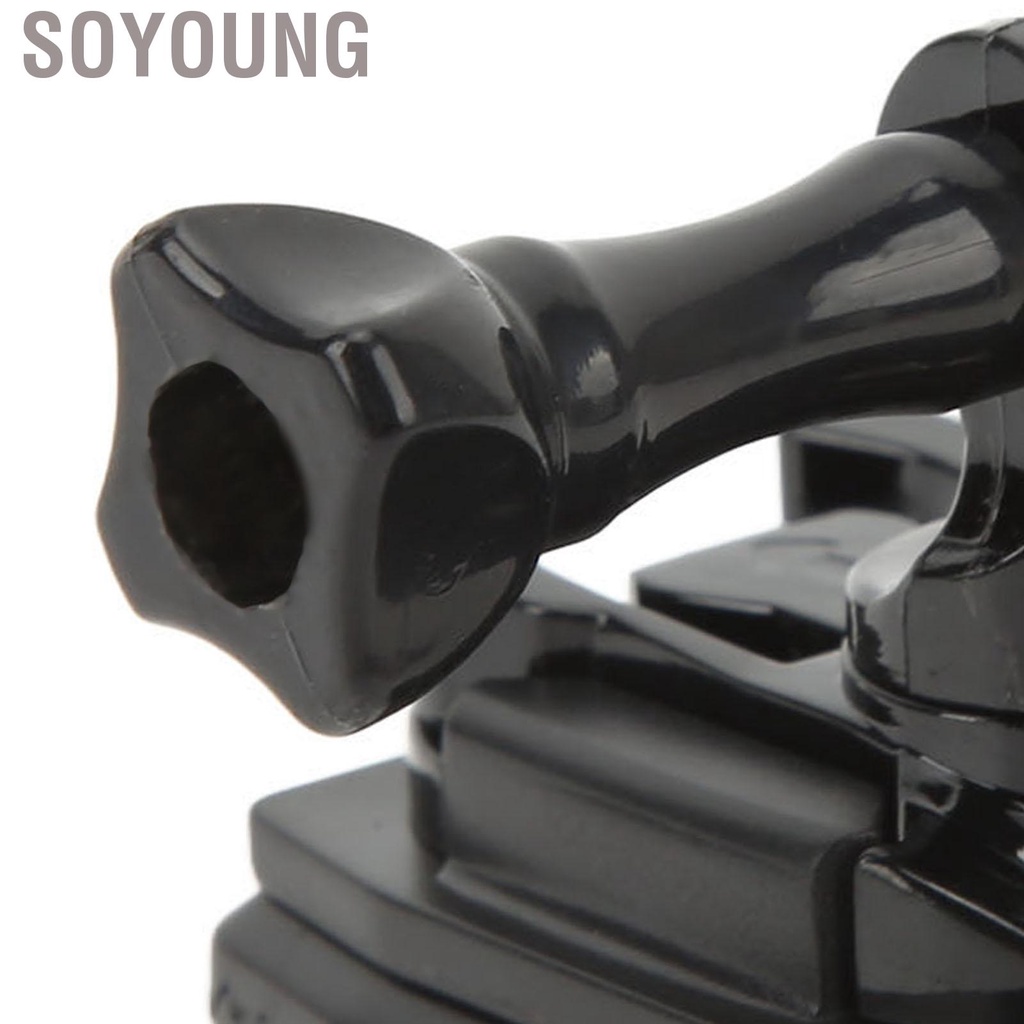 Soyoung Action Camera Backpack Clip 360 Degrees Rotating Plastic Fixing Clamp for Skiing