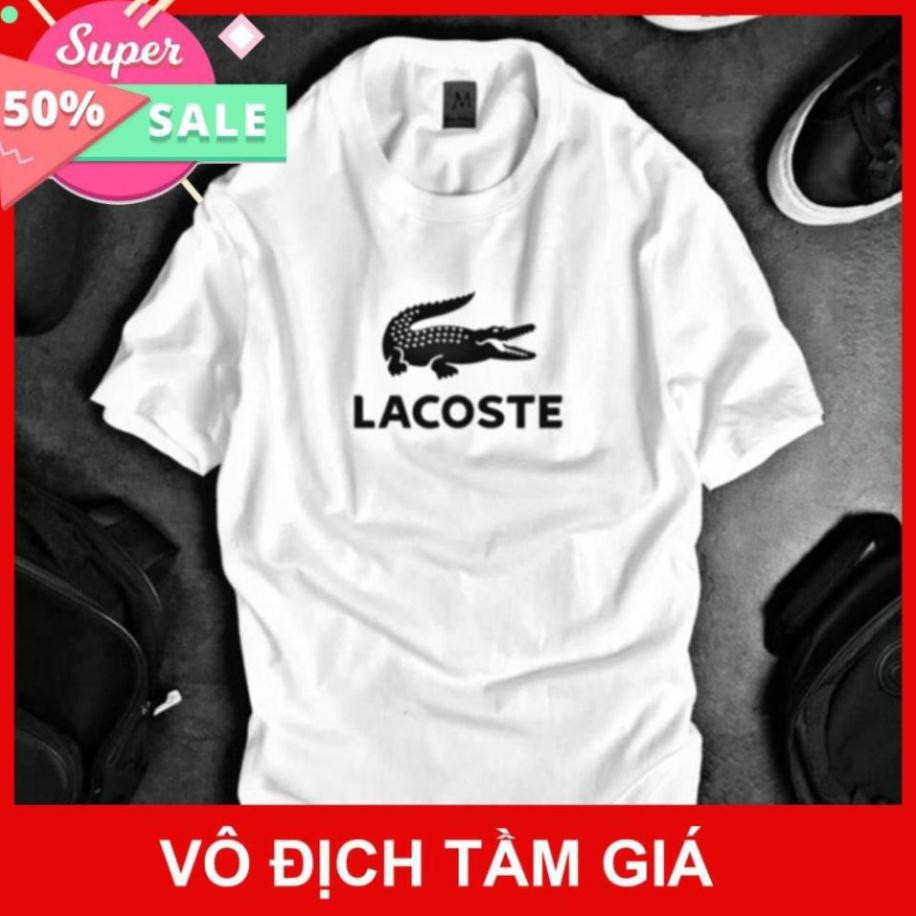 [ÁO THUN IN ĐỒNG GIÁ 65K TOÀN SHOP] - [GIẢM SẬP SÀN] [FLASH SALE] Áo thun cá sấu Lacoste hàng hiệu 2020