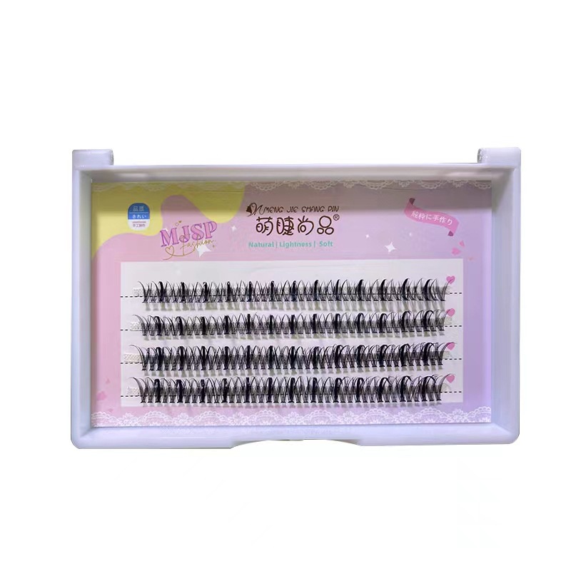 Lông Mi Giả 3D 4 Hàng Dày 9mm-12mm Hóa Trang Truyện Tranh（Gửi keo dán miễn phí）