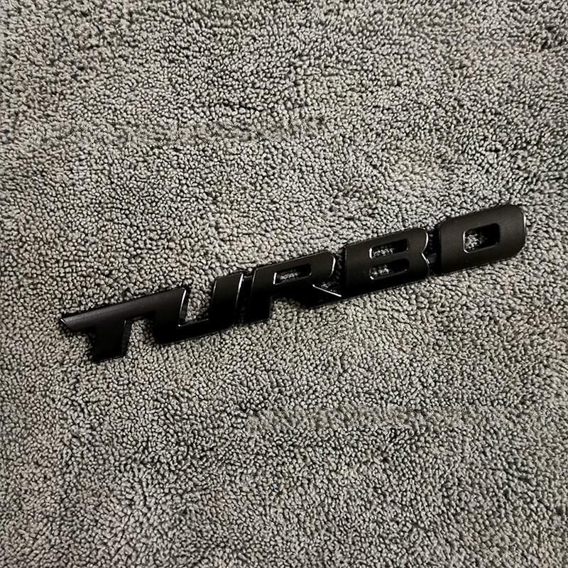 Chữ TURBO 3D Kim Loại - Trang Trí Xe Ô Tô Loại Đẹp