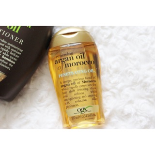 Tinh dầu dưỡng tóc OGX Renewing Argan Oil Penetrating Oil