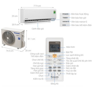 Máy Lạnh / Điều Hòa Panasonic CU/CS-PU9WKH-8M