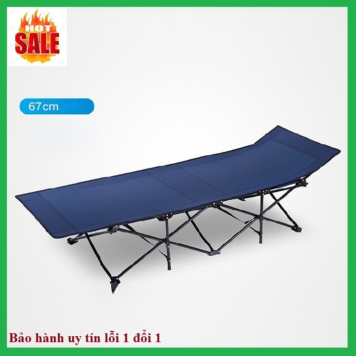 [Mã LIFEHL50K giảm 10% đơn 200K] Giường xếp văn phòng ngủ trưa gấp gọn 67x180cm, khung thép chắc chắn