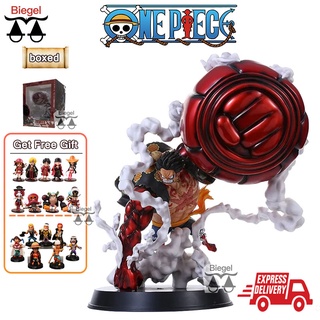 One piece figure anime mô hình luffy gear 4 snake man tượng