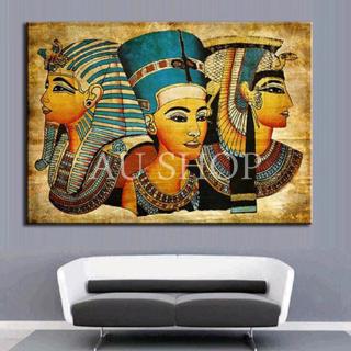 Tranh vẽ Pharaoh Ai cập cổ đại nghệ thuật trang trí nội thất