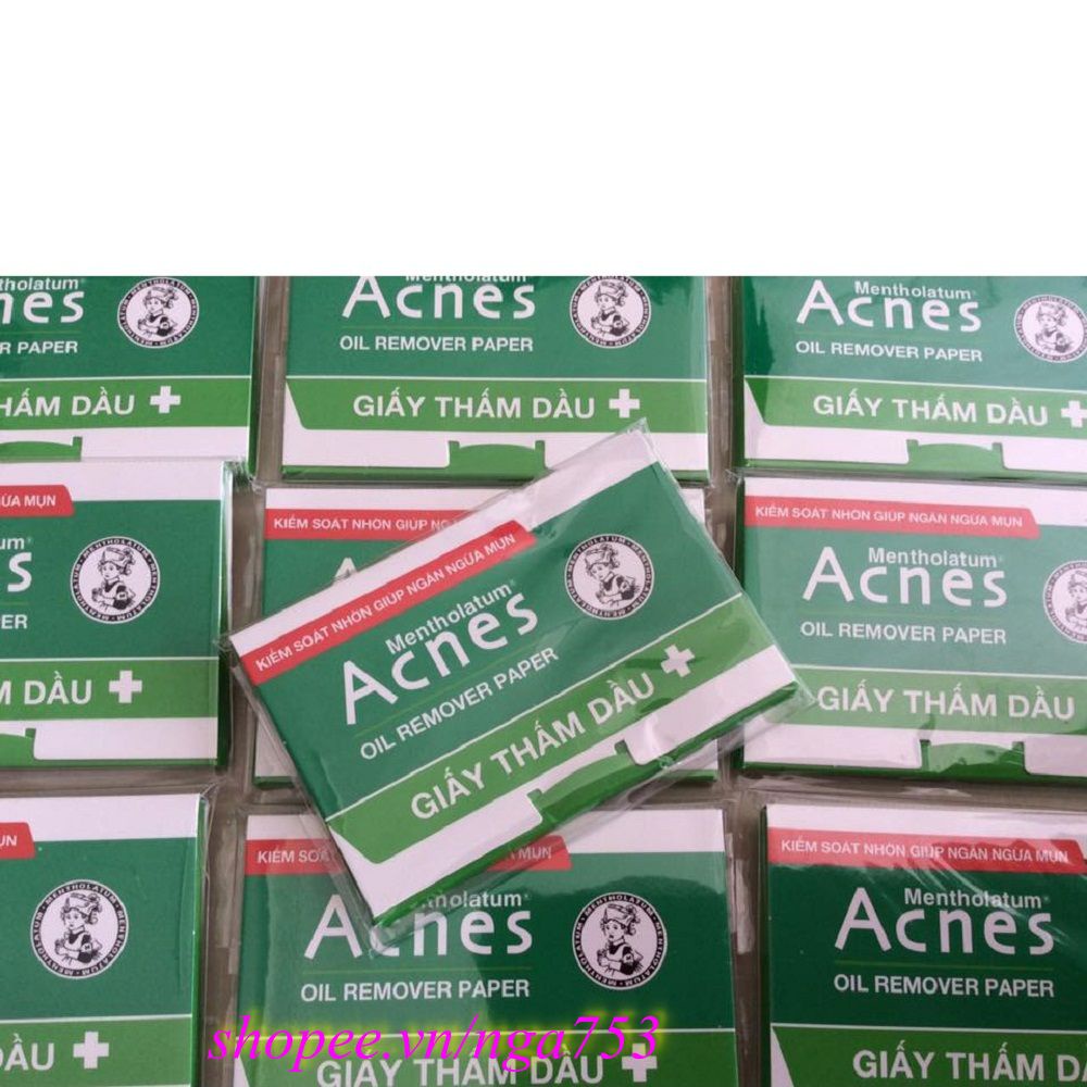 100 Tờ Giấy Thấm Dầu Acnes Oil Remover Paper 100% chính hãng, shop 99k cung cấp và bảo trợ. | BigBuy360 - bigbuy360.vn