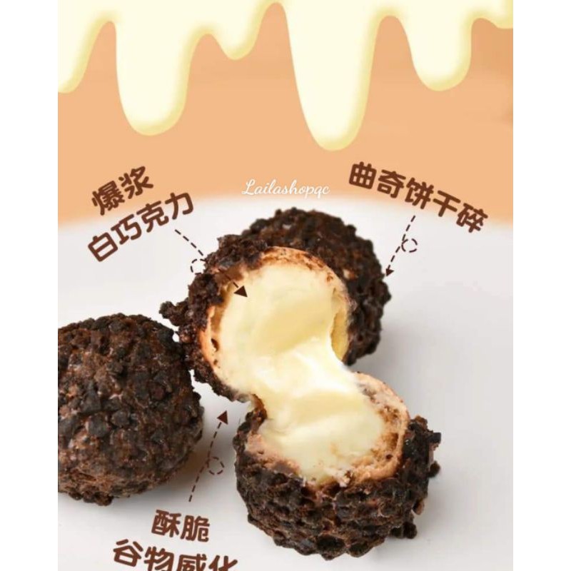 Bánh Socola nhân chảy 3 lớp cực ngon bánh oreo chocolate nhân chảy socola tan chảy