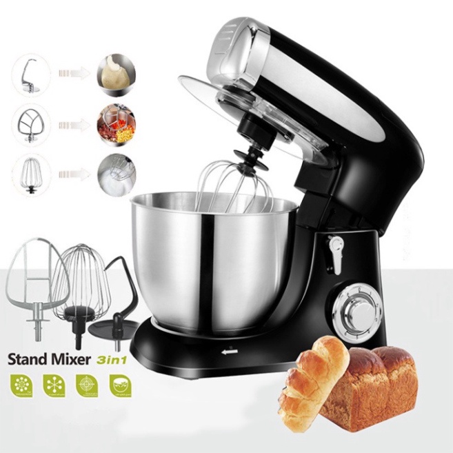 [Mã ELHA22 giảm 6% đơn 300K] Máy nhào bột công nghiệp SOKANY SC-267 1300W Máy đánh trứng, trộn salad, trộn bột