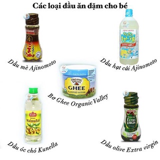 Gia vị ăn dặm -Các loại hạt nêm, dầu ăn cho bé ăn dặm 6m+ date 2023