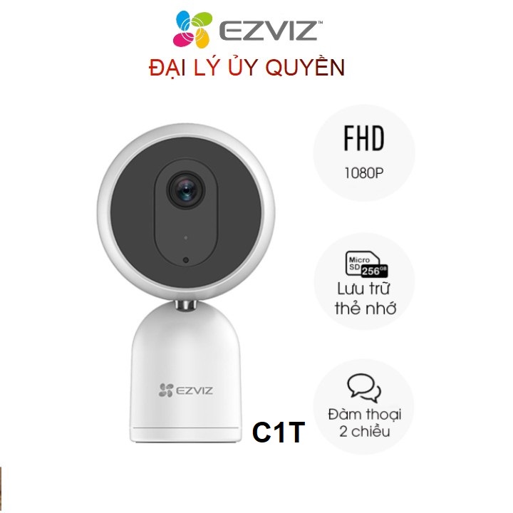 Camera WiFi Ezviz C1T 2MP 1080P - Đàm thoại 2 chiều - Hồng Ngoại Ban Đêm