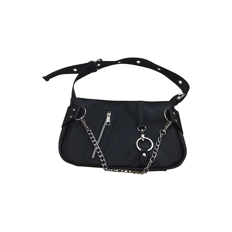 Popular new style women's niche shoulder bag women's nylon cloth chain bag women's underarm bag women's all-match messenger bag women's retro handbag women's retro shell bag women's simple bucket bag women's dumpling bag women's p