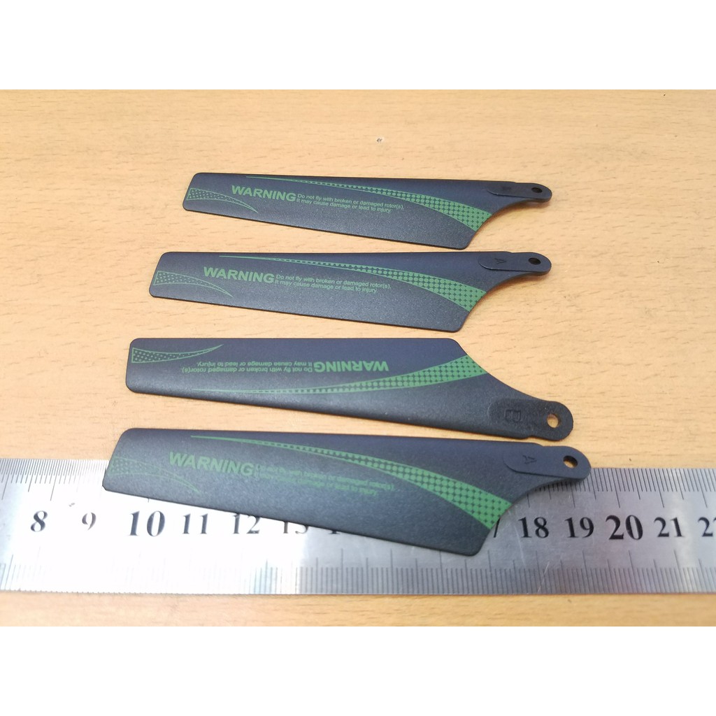 Xuongpinoto Bộ cánh quạt máy bay trực thăng YD-218 dài 10.5cm ,hàng mới 100%