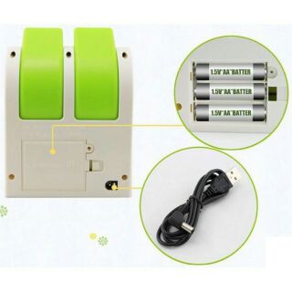 QUẠT ĐIỀU HÒA MINI CÓ NGĂN ĐÁ 2 CỬA GIÓ - có phân loại tích điện