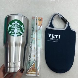 Ly giữ nhiệt 900ml (túi+ống hút)