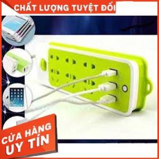 [ Bán Lẻ Giá Sỉ ] Ổ Cắm Điện Đa Năng Chống Giật 6 Lỗ, 3 Cổng USB, Đa Năng Tiện Dụng