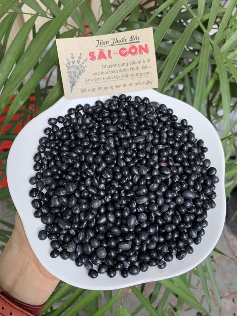 Đậu Đen Xanh Lòng Hạt To Tròn, Đã Rang Thơm 500g