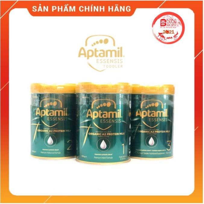 SỮA APTAMIL ESSENSIS💟 ORGANIC A2💟 ĐỦ SỐ 1 2 3 900G ( aptamil xanh  hữu cơ đạm sạch )