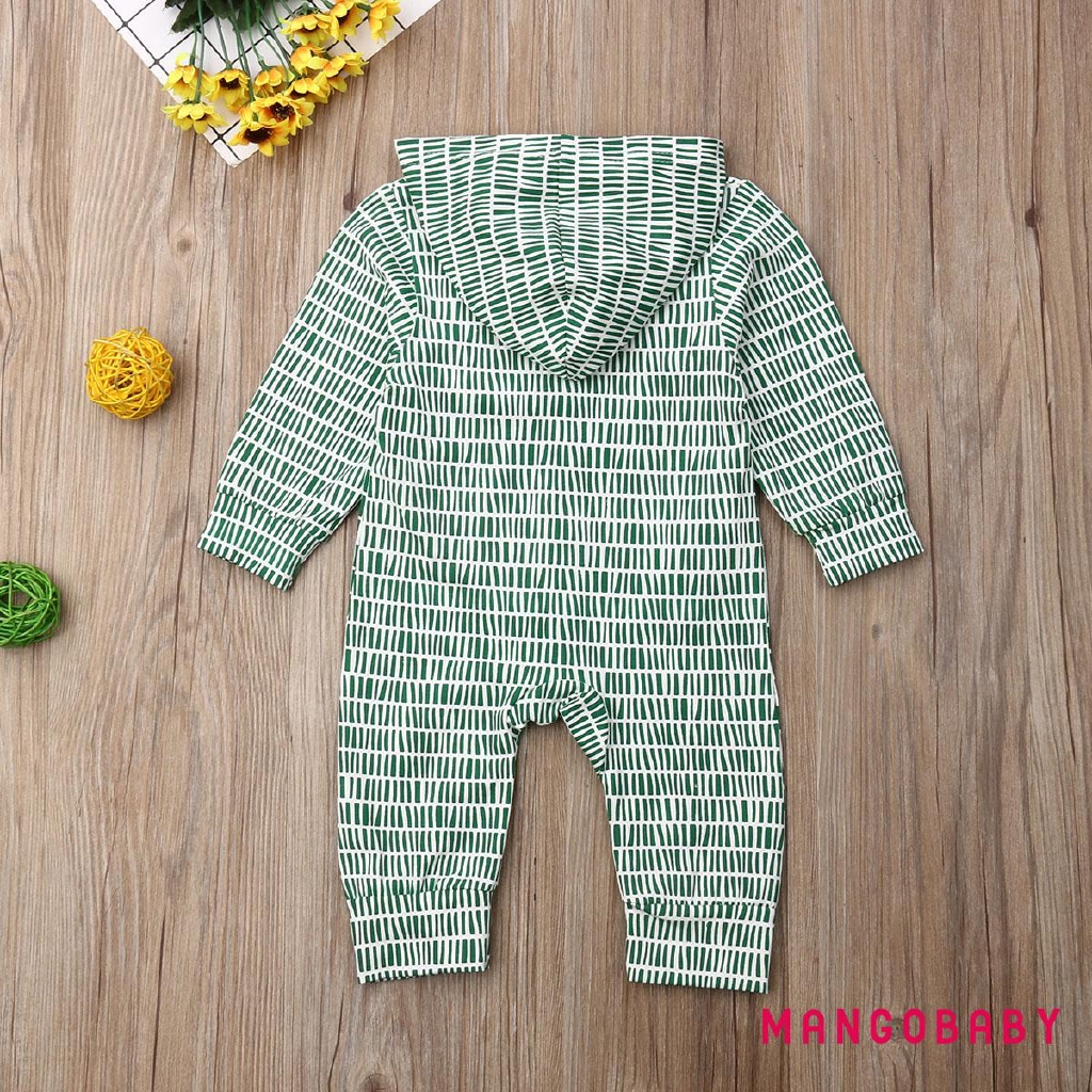 Bộ Áo Liền Quần Cotton Dễ Thương Cho Trẻ Sơ Sinh