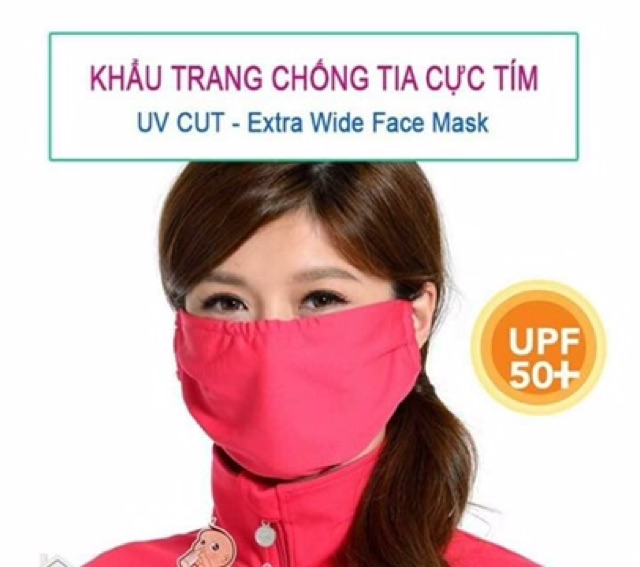 Khẩu trang chống tia UV 96%