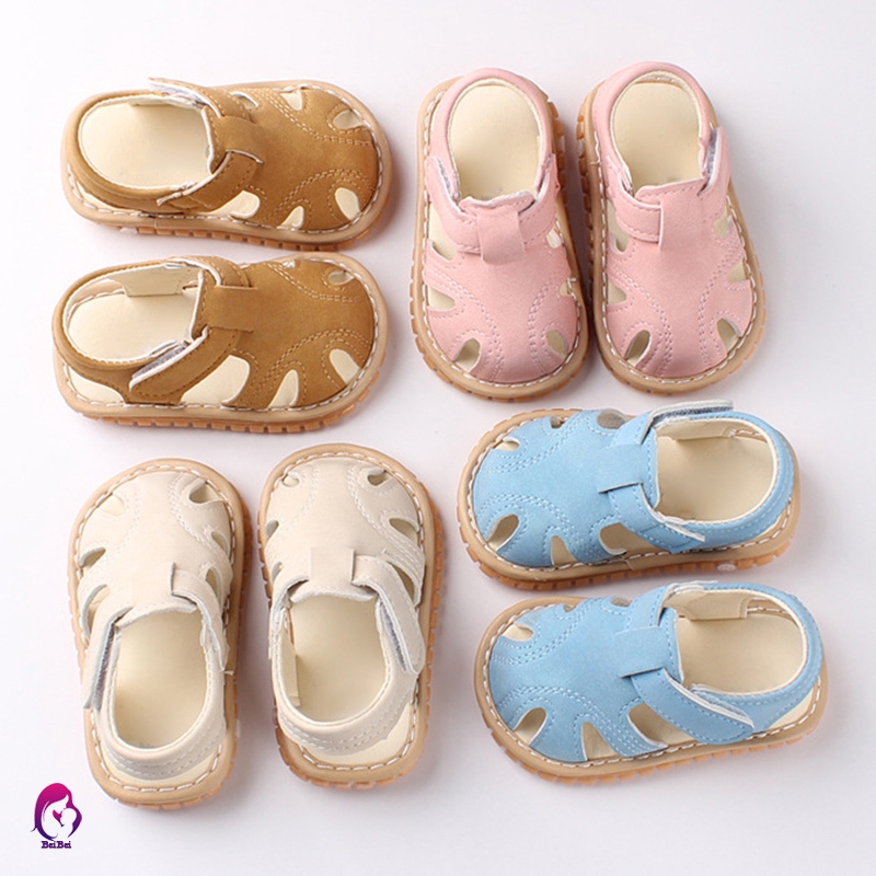 【Hàng mới về】 Baby Girl Boy Soft Sole Shoes Infant Toddler Summer Sandals Soft Bottom Non-Slip Shoes