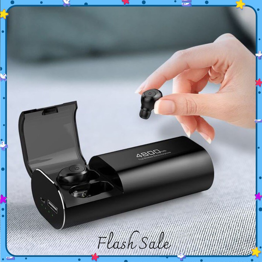 Tai nghe Bluetooth Không Dây Nhét Tai Kiêm Sạc Dự Phòng Amoi S11 TWS Nâng Cấp Hơn i7, i9, i12, F9, F9 Pro luis.shop1