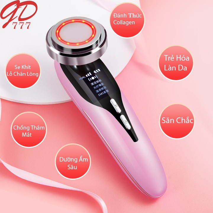 Máy Massage Mặt Đẩy Sâu Tinh Chất CHĂM SÓC DA MẶT TOÀN DIỆN Công nghệ nóng lạnh mới