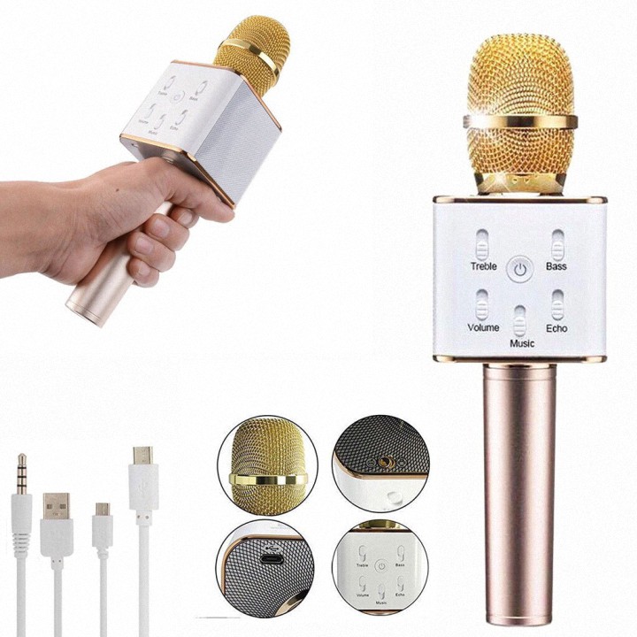 MICRO KARAOKE Q7 TÍCH HỢP LOA NGOÀI BLUETOOTH @@ @@