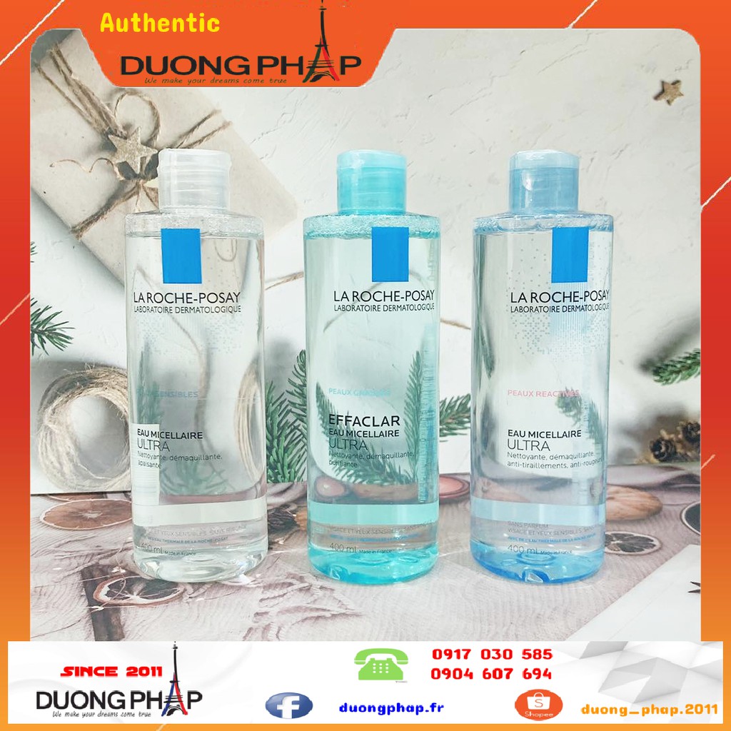 Nước tẩy trang La Roche Posay 400ml