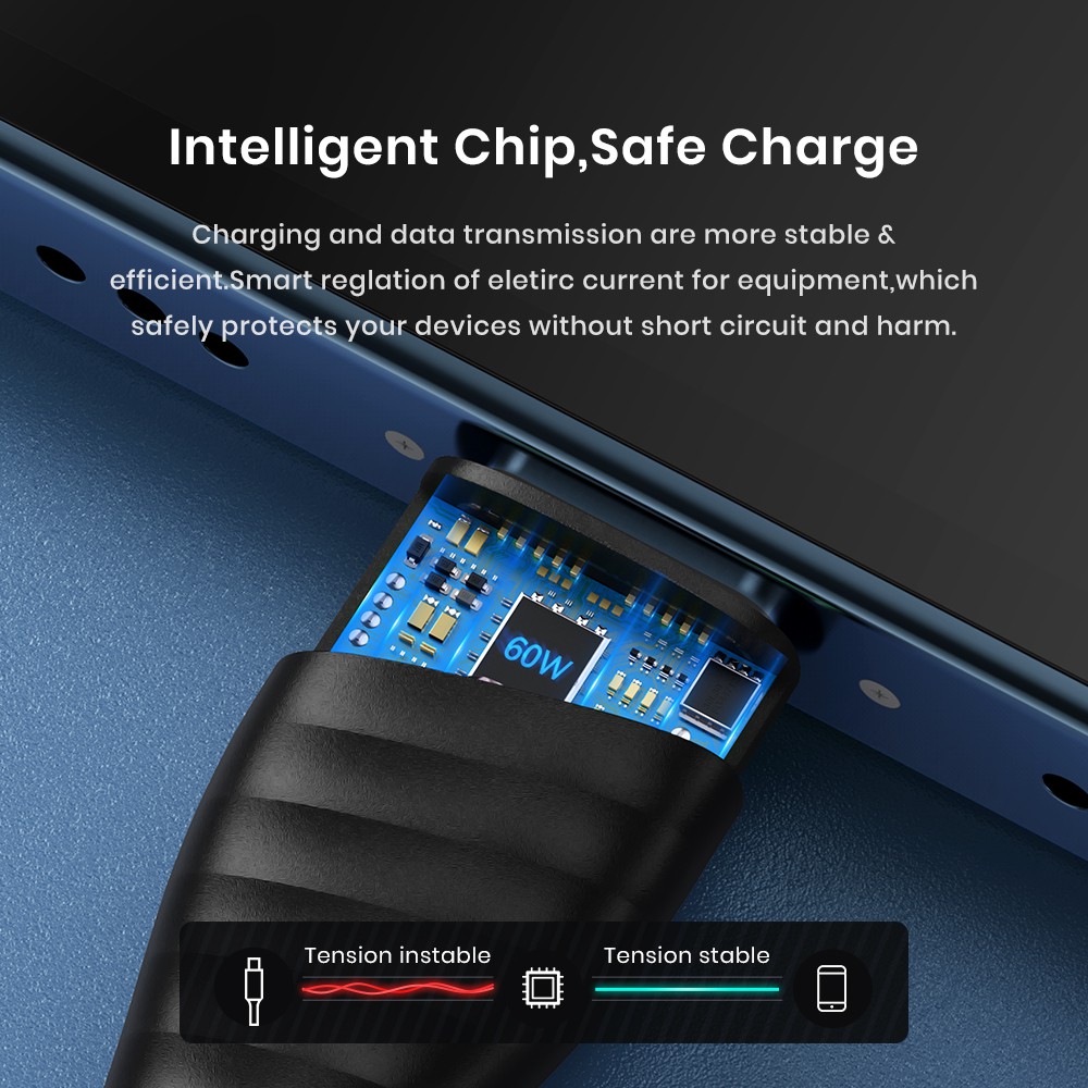 Cáp sạc nhanh 3 in 1 TOPK AS15 iPhone Micro USB Type C Vỏ Kim Loại Bện Nylon Chất Lượng Cao