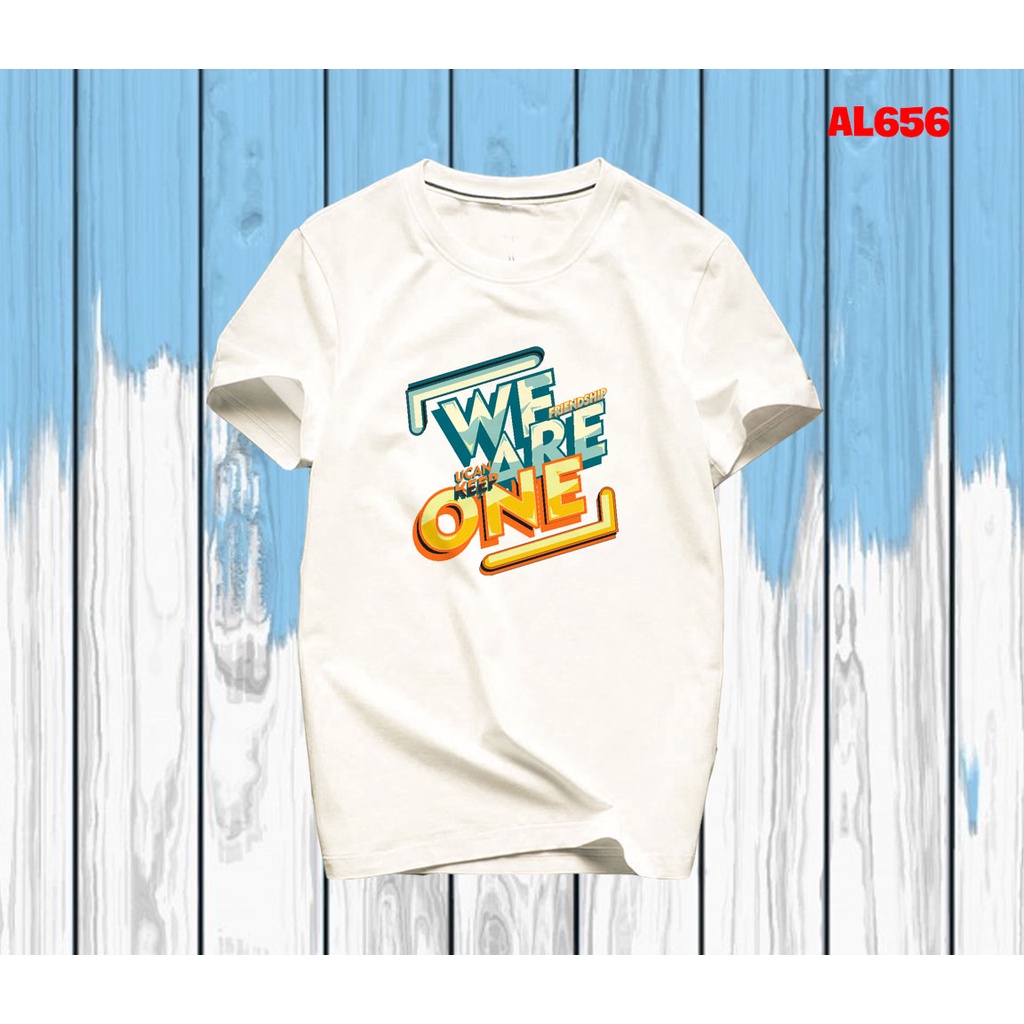 mẫu áo nhóm đồng phục đi biển đẹp we are one -- [Giá niêm yết là giá của 1 áo]