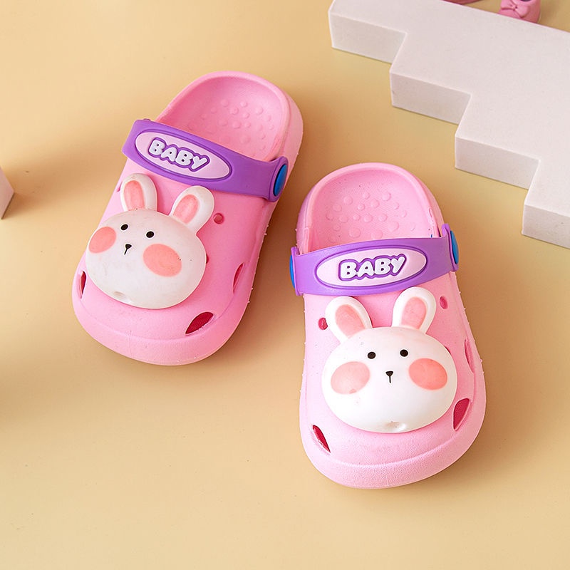 Oeggeo shop Dép Đục Lỗ Ba Chiều Đơn Giản Cho Trẻ Em Hoạt Động Ngoài Trời