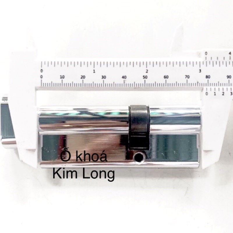 Ruột khoá Kinlong rộng 32mm dài 80mm 1 đầu vặn 1 đầu chìa