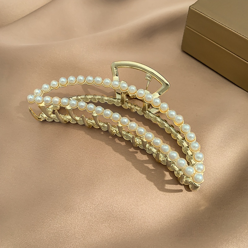 Kẹp Tóc Đính Ngọc Trai Nhân Tạo Thời Trang Hàn Quốc