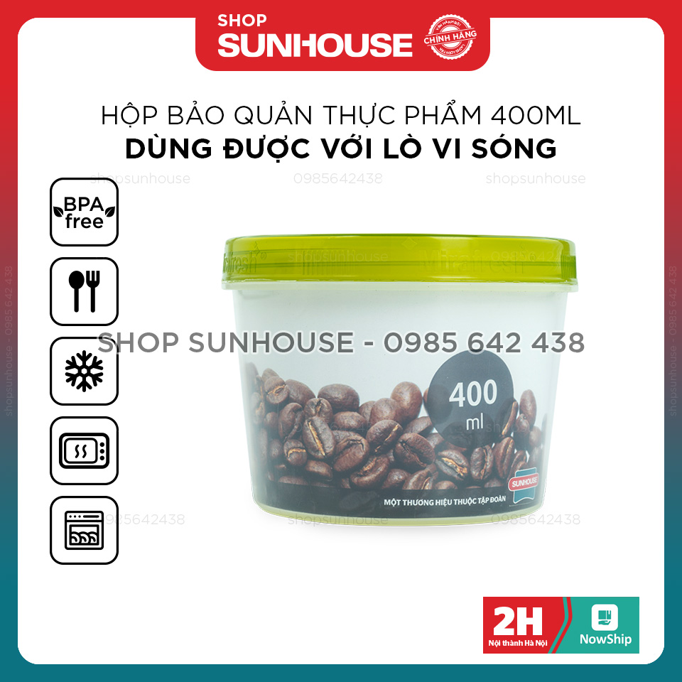 Hộp bảo quản thực phẩm khô BioZone KB-DR400P 400ml