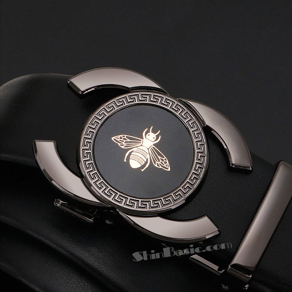 Dây Thắt Lưng, Nịt Nam Da Bò Cao Cấp - ShinBasic, Khoá Tự Động, Bảng Đẹp, Thời Trang Công Sở, Trẻ Trung BELT04