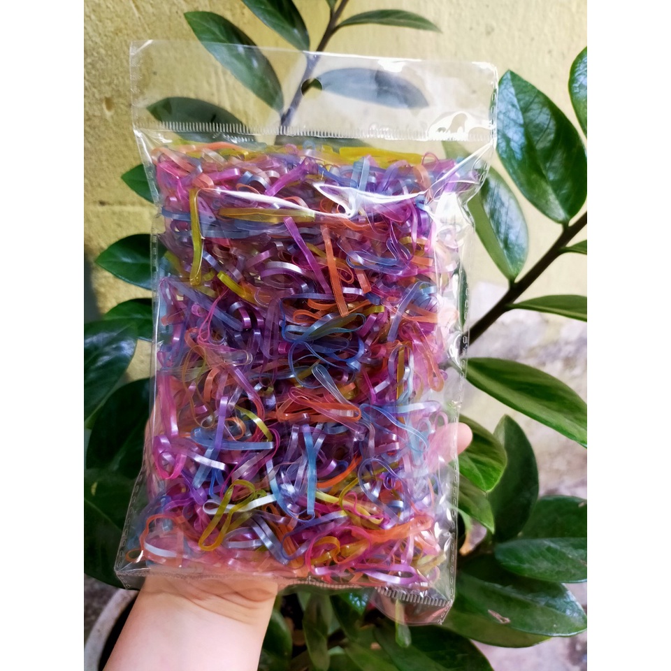 100g Thun Cột Tóc Nhiều Màu Siêu Dễ Thương