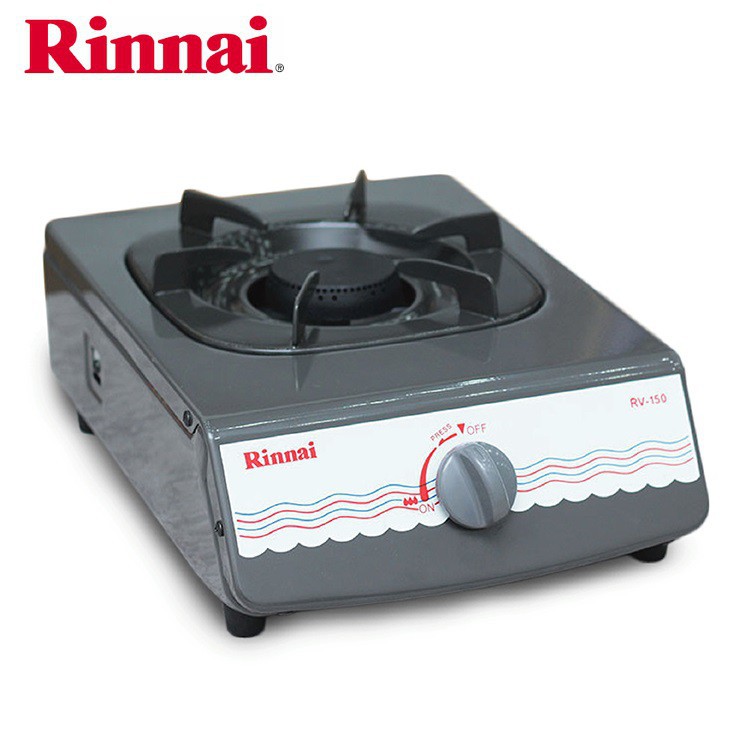 Bếp gas đơn Rinnai RV-150, Chén gang đúc - Sử dụng bình gas lớn, BH 24T